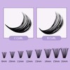 WENDY Lashes Clusters D Curl Lash Clusters 40D DIY Eyelash