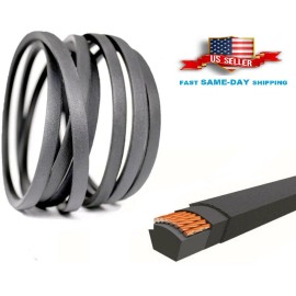 H&H bros 60" Deck Spindle Belt For COUNTRY CLIPPER BOSS SR1200 ZETON BOSS ( 114" x 1/2" )