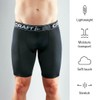 Craft Men's Greatness Bike Shorts, Black/White, Large