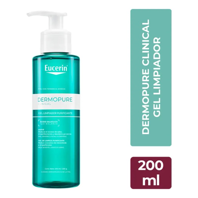 Gel Limpiador Purificante Dermopure Clinical Facial Eucerin