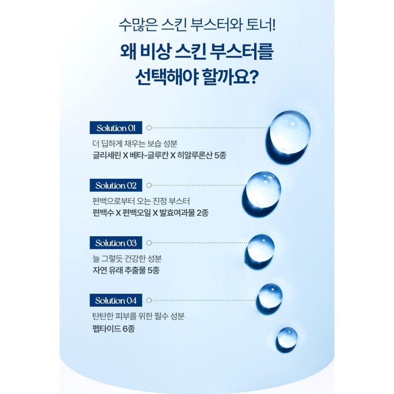 Arc Fit Emergency Beta-G Infusing Skin Booster 100ml 5-Ply Hyaluronic