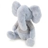 Rosewood Maxi Elton Elephant, Christmas Crinkle Plush Dog Toy, Blue