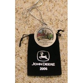 John Deere 2006 John Deere Pewter Christmas Ornament