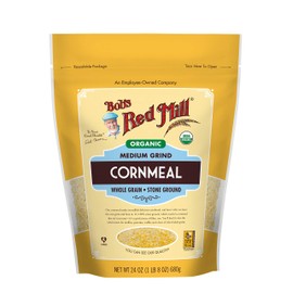 Bob's Red Mill Organic Medium Grind Cornmeal, 24 OZ