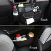 Sancaral Leather Car Seat Organizer for Handbag/Purse – Fits Between
