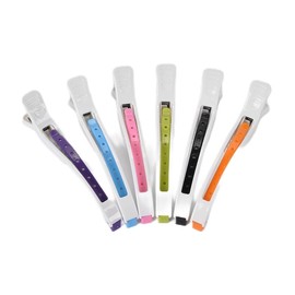 Hair Clips for Women 6 pcs Hair Styling Clips 4.5 Inch Anti-Slip No Trace Salon and Home Hair Cutting Clip Thin Thick Curly Hair Strong Hold Clip for Hairdresser Hair Styling Coloring