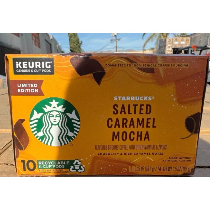 STARBUCKS Salted Caramel Mocha Coffee K-Cup Pods 40ct check Best