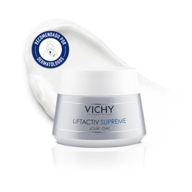 VICHY Hyaluronic Anti-Wrinkle & Firmness Cream, Reduces Visible Signs of Ageing: Adenosine and Rhamnose Activate the Skin's Own Collagen Production, Liftactiv, 50 ml