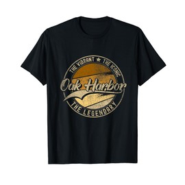 Oak Harbor WA | Washington | Vintage Distressed T-Shirt