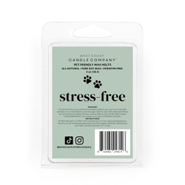 Stress-Free | Pet Friendly Wax Melts | Natural Soy | Clean Burning | Non-Toxic | Veterinarian Approved | Pet Odor Eliminator | Air Freshening Scented Wax Melts