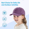 PEECABE Baby Boys Girls Plain Baseball Caps Cotton Toddler Hat