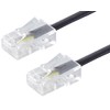 1aTTack.de Telephone Cable 8/4 RJ45 (8P4C) Western Plug to 8/4