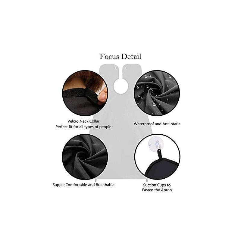 Emapoy Beard Bib Beard Apron, Beard Hair Catcher, Waterproof Beard