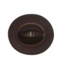 Scala Classico Men's Crushable Felt Safari Hat, Chocolate, Large