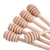 50Pcs/set Household Wooden Jam Honey Dipper Jar Dispensing Collecting Stirring