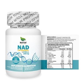 NATSA NAD+Cell 60 cápsulas, calidad Premium