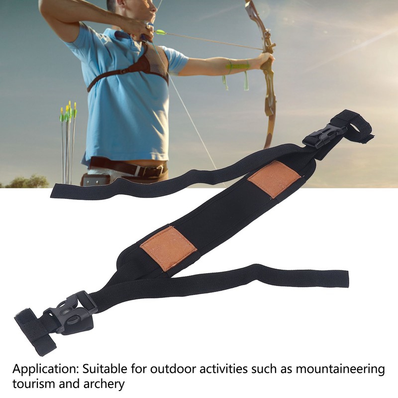 Compound Bow Shoulder Belt Adjustable Hands Free Oxford Cloth Shock