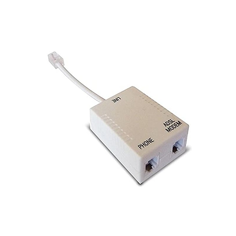 Waytex 39309 ADSL Filter RJ45 to Cable, 2 x RJ11-0.10