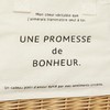 Heads BNR-KCB-S Insulated Bag with Basket Bonheur Eco Bag, White,