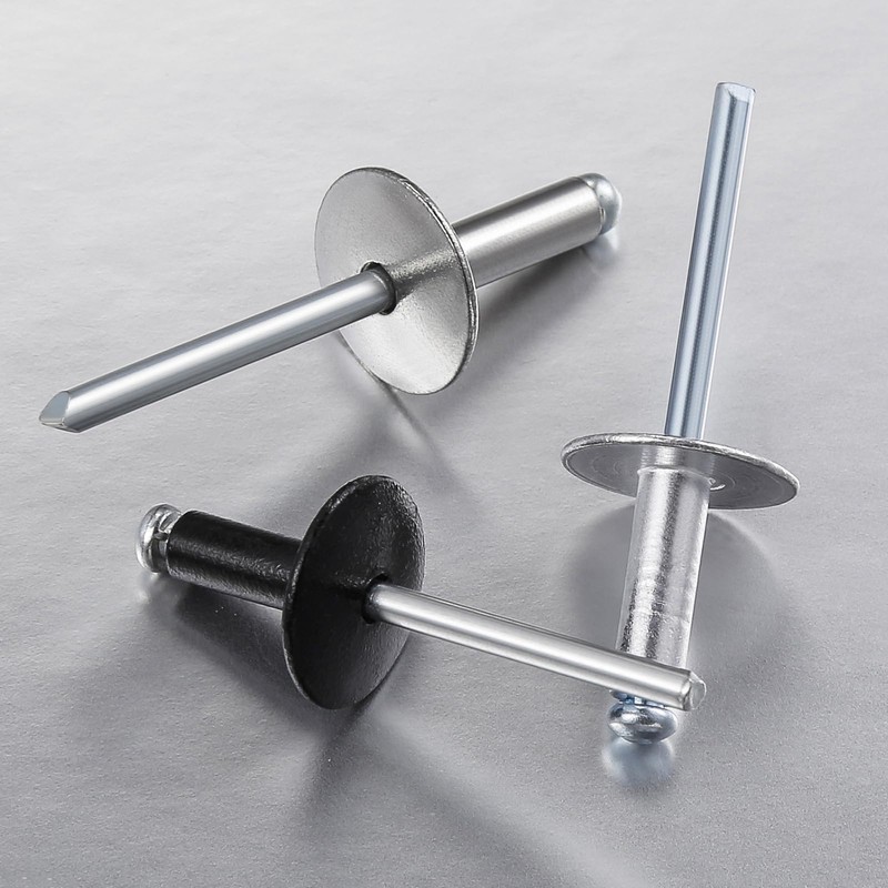 Wensilon(100 pcs) 3/16 * 3/4" Large Cap Open End Stainless