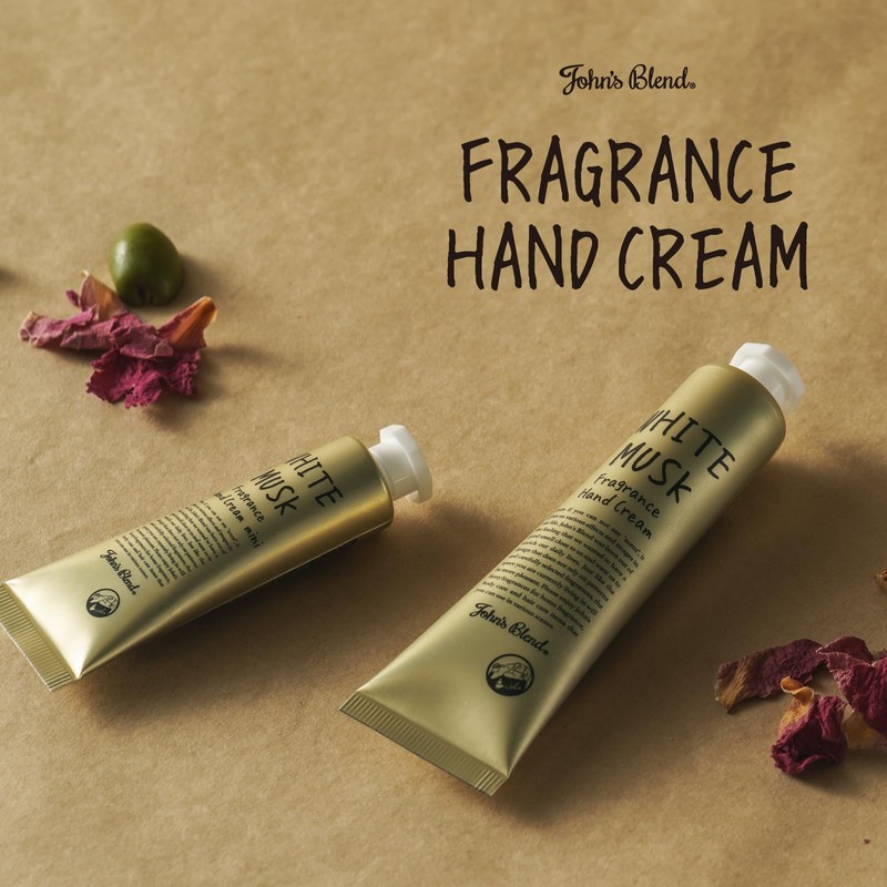 John's Blend OA-JOH-15-12 Hand Cream, Savon Musk Scent, Moisturizing Ingredients,
