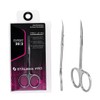 STALEKS PRO Expert SE-20/2 Cuticle Scissors Curved Handle Ergonomic Rings