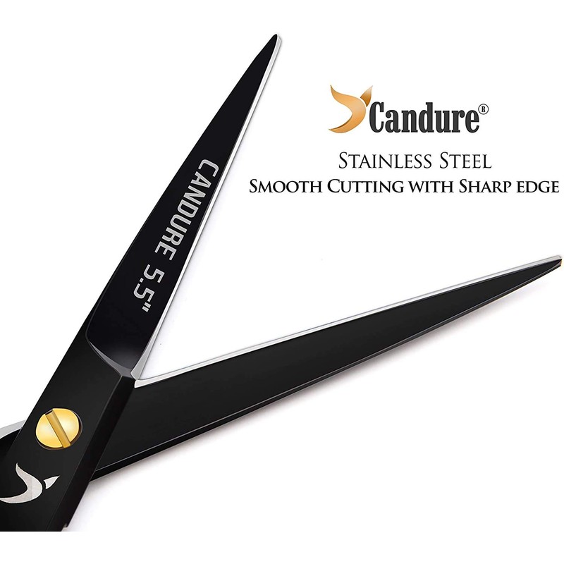 Candure Hair Cutting Scissors Professional Shears Set Hairdressing Thinning Trimming