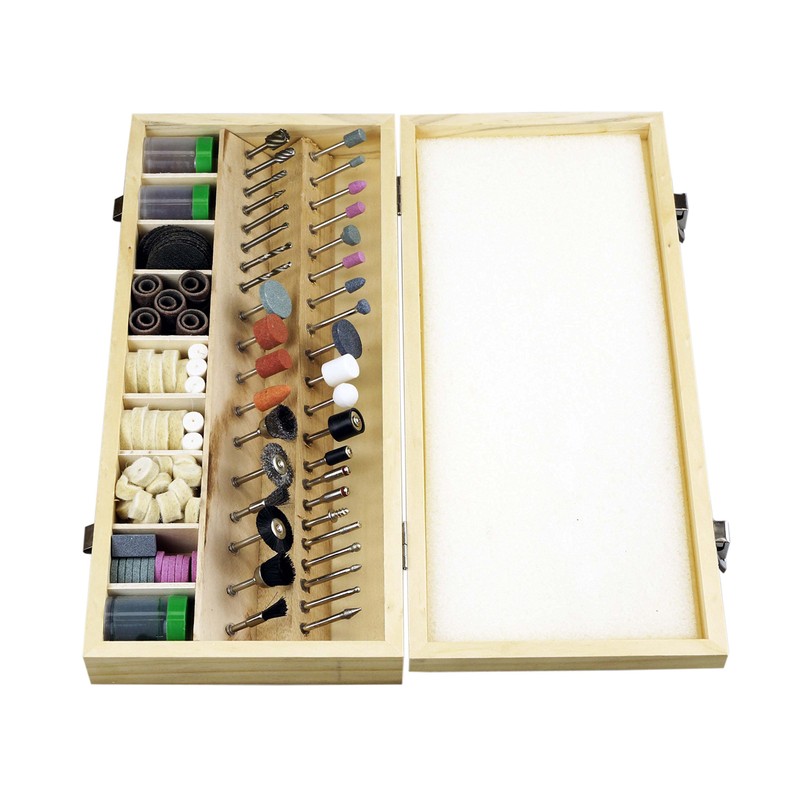 SE 228-Piece Rotary Tool Accessories Kit with 1/8" Shank -