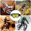 dcas Cool Colourful Motorcycle Goggles, Adjustable UV Protection, Windproof, Anti-Fog