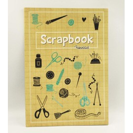 Scrap Books, A4 Size"School" or"Craft", 56 Pages - 1 Design at Random