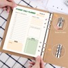 Ring Binder A5 Refillable Kraft Paper, Set of 2 with