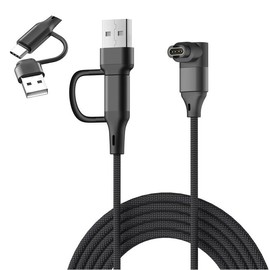 2 in 1 Charger Cable Compatible for Garmin Watch 3.3FT 1Pack, USB Charging Power Cord with Type-C for Garmin Fenix 8 E 7 7X 7S 6 Pro,Forerunner 970 965 955 265 255 245,Venu 3,Instinct,Vivoactive 6 5 4