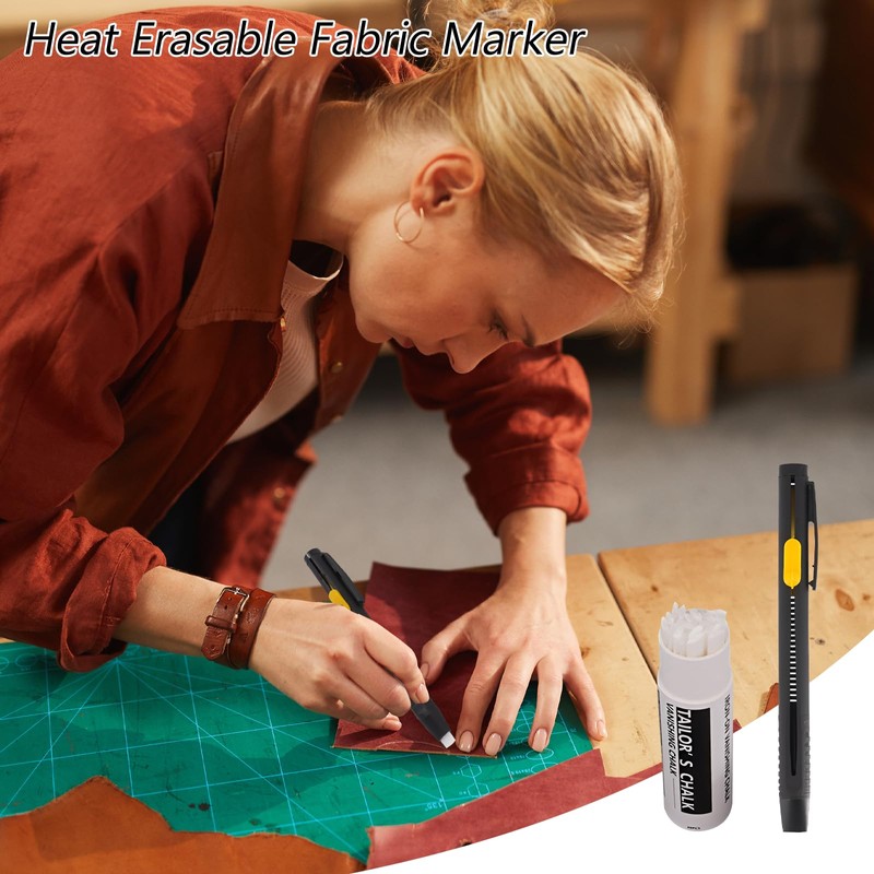Heat Erasable Pens for Fabric –Fabric Markers For Sewing, Retractable