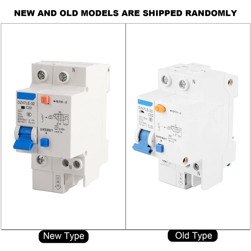 DZ47LE-32 1P+N C32 Miniature Circuit Breaker RCCB 30mA 230V for