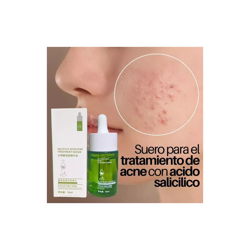 Serum Facial Ácido Hialurónico Ácido Salicílico Vitamina C