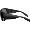 Native Eyewear Men's XD9047 Sightcaster II Rectangular Sunglasses, Matte Black/Grey