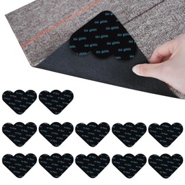 JINGIHE 12 Stück Teppich Antirutschunterlage, Anti Rutsch Teppichgreifer, Form der Wolke rutschfeste Teppichunterlage, Teppichklebeband Doppelseitig Antirutsch Pads für Hartböden Hartholzböden Matten