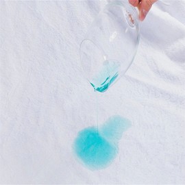 DUDU N GIRLIE Mini Cot Mattress Protector 100 x 50 cm - Noiseless Waterproof Pad Cover - Space Saver Cot Fitted Sheet Silent Topper for Baby Children Cot.