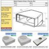 Kair Rotating Elbow Bend Adaptor 204mm x 60mm to 100mm