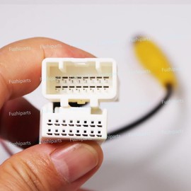 for Hyundai Elantra Kia K4 K5 High Spec Models Original Car Rearview Camera Upgrade 360 Cameras RCA Video Input T-Harness Adapter Converter Plug