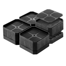 Set of 4 Feet to Raise the Height of the Bed, Height Adjustment Legs Kotatsu Jointed Foot, Table Stool, Height Adjustment, Heating Equipment, Washing Machine, Stacking (Load Capacity 2200.4 lbs (1000