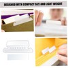 Operitacx 1set File Folder Tabs Inserts for Hanging Folders File