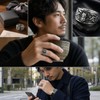 Rockyu Men's Silver Nine Tailed Fox Ring, Stylish, Stainless Steel,