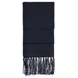 S.H. Churchill & Co. Luxurious Men's Paisley Scarf - Elegant, Soft Silk Blend, Classic Design for Sophisticated Style & Warmth - Black