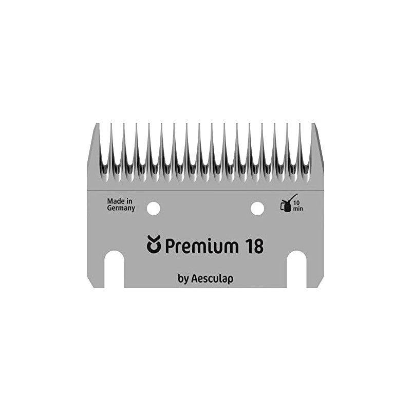 Kerbl Premium Shearing Blade Set, Beef 18/17 Teeth