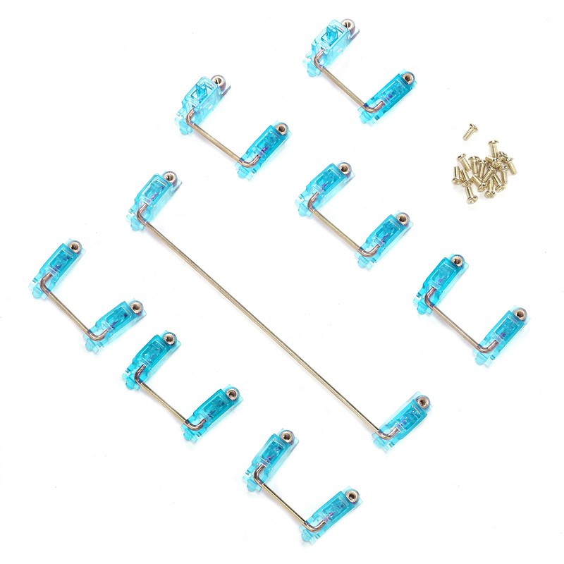 Mechanical Keyboard Stabilizer 2 Specifications with Golden Wire Keycap Accessory