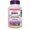 Webber Naturals Biotin 10,000 mcg Extra Strength, 45 Capsules, Supports