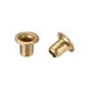 sourcing map Hollow Rivet,2.5mm x 3mm Through Hole Copper Hollow