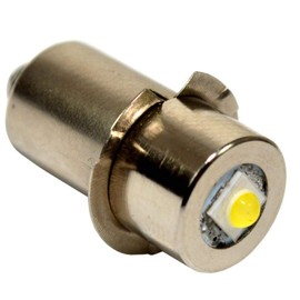 HQRP 2-Pack High Brightness Upgrade LED Light Bulbs compatible with DeWalt: DW908 / DW919 / DW906 / DW918 / DW904 / DW902 / DW904 / DW9043 / DW9083 / DW9063 / DW9023 Flashlights