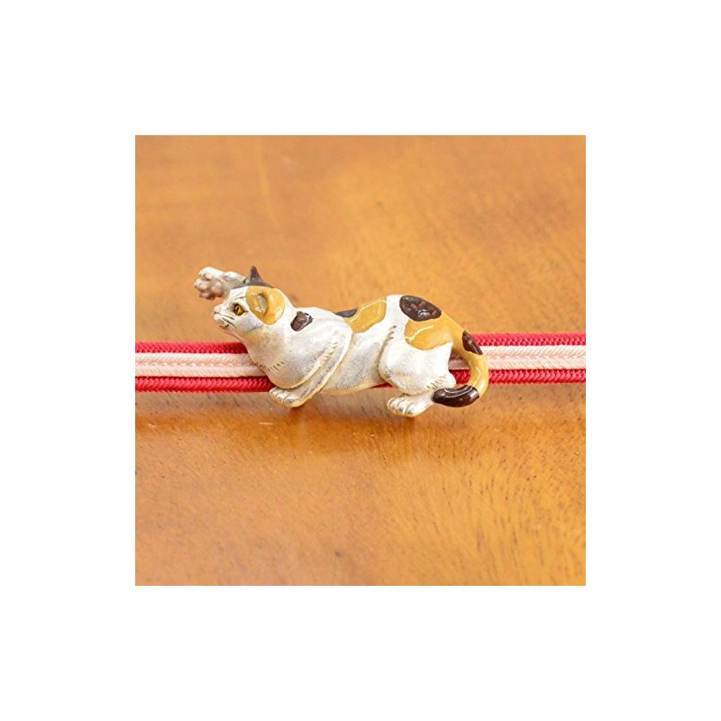 Parnar Topock Obi Belt Clip, Naughty Three Hair, Cat, Realistic,